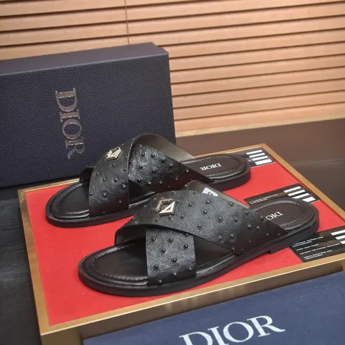 Christian Dior Slippers For Men #1434557 $52.00 USD, Wholesale Replica Christian Dior Slippers