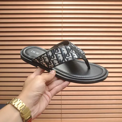 Replica Christian Dior Slippers For Men #1434561 $52.00 USD for Wholesale
