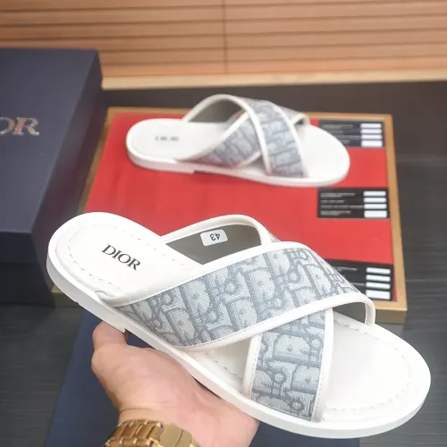 Replica Christian Dior Slippers For Men #1434562 $52.00 USD for Wholesale