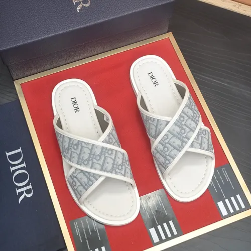 Replica Christian Dior Slippers For Men #1434562 $52.00 USD for Wholesale