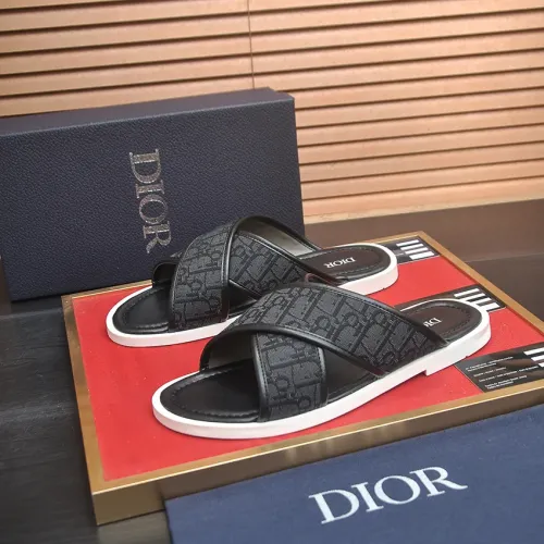 Christian Dior Slippers For Men #1434564 $52.00 USD, Wholesale Replica Christian Dior Slippers
