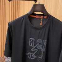 $45.00 USD Hermes T-Shirts Short Sleeved For Men #1422462