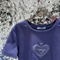 $60.00 USD Prada T-Shirts Short Sleeved For Women #1422622