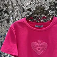 $60.00 USD Prada T-Shirts Short Sleeved For Women #1422623