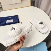 $92.00 USD Prada Slippers For Women #1422634