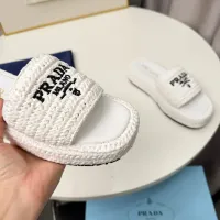 $92.00 USD Prada Slippers For Women #1422634