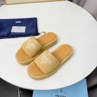 $92.00 USD Prada Slippers For Women #1422635