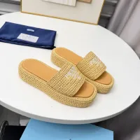 $92.00 USD Prada Slippers For Women #1422635