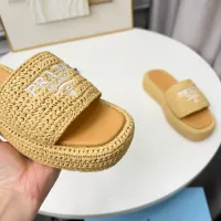 $92.00 USD Prada Slippers For Women #1422635