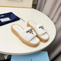 $92.00 USD Prada Slippers For Women #1422637