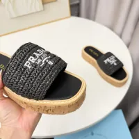 $92.00 USD Prada Slippers For Women #1422638