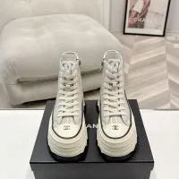 $112.00 USD Chanel High Tops Shoes For Women #1422662