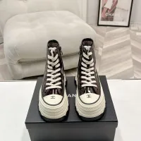$112.00 USD Chanel High Tops Shoes For Women #1422663