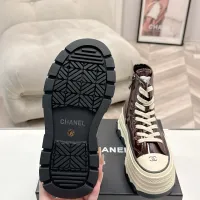 $112.00 USD Chanel High Tops Shoes For Women #1422663