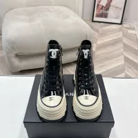 $112.00 USD Chanel High Tops Shoes For Women #1422664