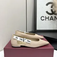 $98.00 USD Christian Dior Flat Shoes For Women #1422971