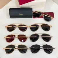 $60.00 USD Cartier AAA Quality Sunglassess #1423378