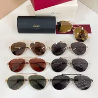 $60.00 USD Cartier AAA Quality Sunglassess #1423383