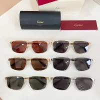 $60.00 USD Cartier AAA Quality Sunglassess #1423389