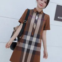 $76.00 USD Burberry Dresses Short Sleeved For Women #1423752