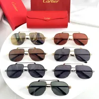 $60.00 USD Cartier AAA Quality Sunglassess #1423820