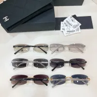 $64.00 USD Chanel AAA Quality Sunglasses #1423841