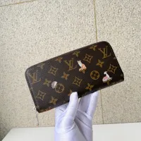 $85.00 USD Louis Vuitton AAA Quality Long Wallets #1425373