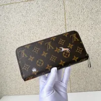 $85.00 USD Louis Vuitton AAA Quality Long Wallets #1425373