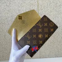 $88.00 USD Louis Vuitton AAA Quality Long Wallets #1425540