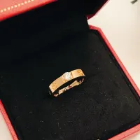 $27.00 USD Cartier Rings In Rose Gold #1425765