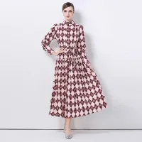 $68.00 USD Hermes Dresses Long Sleeved For Women #1426982