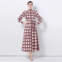 $68.00 USD Hermes Dresses Long Sleeved For Women #1426982