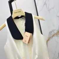 $128.00 USD MIU MIU Dresses Sleeveless For Women #1427093