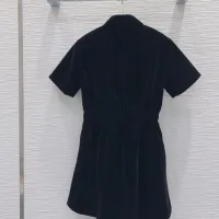 $122.00 USD Prada Dresses Short Sleeved For Women #1427098