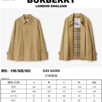 $132.00 USD Burberry Trench Coat Long Sleeved For Women #1427102