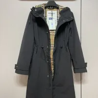 $162.00 USD Burberry Trench Coat Long Sleeved For Women #1427109