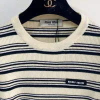 $96.00 USD MIU MIU T-Shirts Short Sleeved For Women #1427125