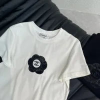 $56.00 USD Chanel T-Shirts Short Sleeved For Women #1427154