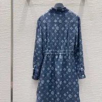$76.00 USD Louis Vuitton LV Dresses Long Sleeved For Women #1427313