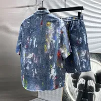 $68.00 USD Louis Vuitton LV Tracksuits Short Sleeved For Men #1427836