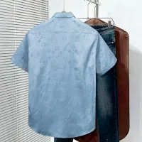 $45.00 USD Louis Vuitton LV Shirts Short Sleeved For Men #1428998