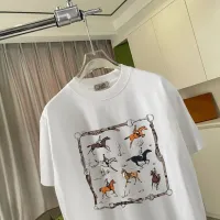 $42.00 USD Hermes T-Shirts Short Sleeved For Unisex #1429668