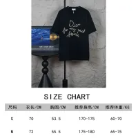 $36.00 USD Christian Dior T-Shirts Short Sleeved For Unisex #1430128