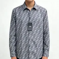 $80.00 USD Fendi Shirts Long Sleeved For Men #1430139