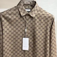 $80.00 USD Gucci Shirts Long Sleeved For Men #1430145