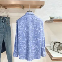 $80.00 USD Hermes Shirts Long Sleeved For Men #1430146