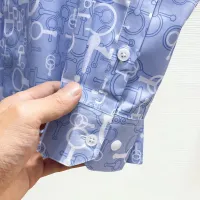 $80.00 USD Hermes Shirts Long Sleeved For Men #1430146