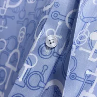 $80.00 USD Hermes Shirts Long Sleeved For Men #1430146