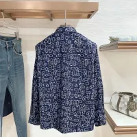 $80.00 USD Hermes Shirts Long Sleeved For Men #1430148