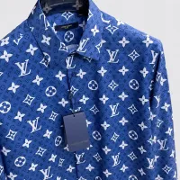 $80.00 USD Louis Vuitton LV Shirts Long Sleeved For Men #1430150